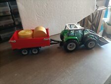 playmobil tracteur Vert avec