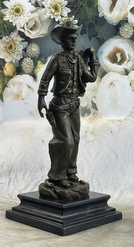 Statue bronze cowboy - bronze,