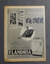 PUB PUBLICITE ANCIENNE ADVERT CLIPPING 210917 RÉFRÉGÉRATEUR LAVE LINGE FLANDRAI 