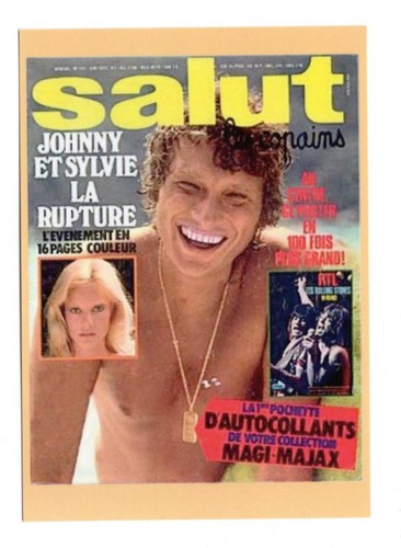 Johnny hallyday carte postale - johnny,