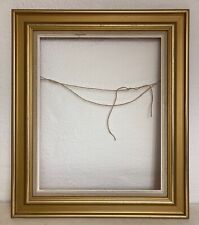 Cadre Photo Doré Vintage Mi-Siècle Avec Mesure De 50,9 X 40,8 Cm