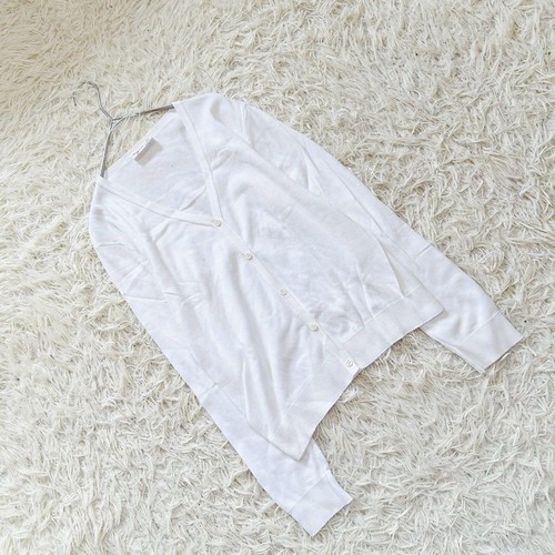 Cardigan col agnes blanc - col,