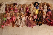 lot 21 barbie ken + my scène blanche neige anastasia popstar 1990 2000 vintage