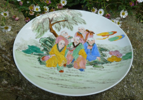 Famille rose old chinese - rose,