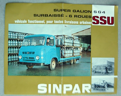 Brochure camion renault saviem - camion,