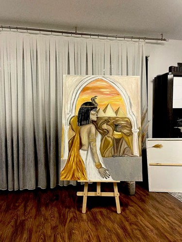 Peinture art déco faite la - à,