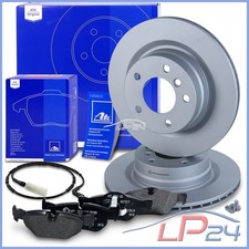 ATE DISQUES DE FREIN + PLAQUETTES + CONTACT ARRIÈRE POUR BMW 1-ER E81 E87 3-ER E