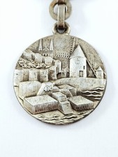 PORTE-CLES - Gravure, Métal - BANQUE POPULAIRE ANJOU VENDÉE - Vintage 1990s -