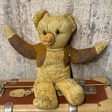 Ancien Ours Peluche - Museau en Caoutchouc - US 1950's Teddy Bear- 38 cm