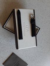 Bracelet Cuir Noir Femme Montre DW