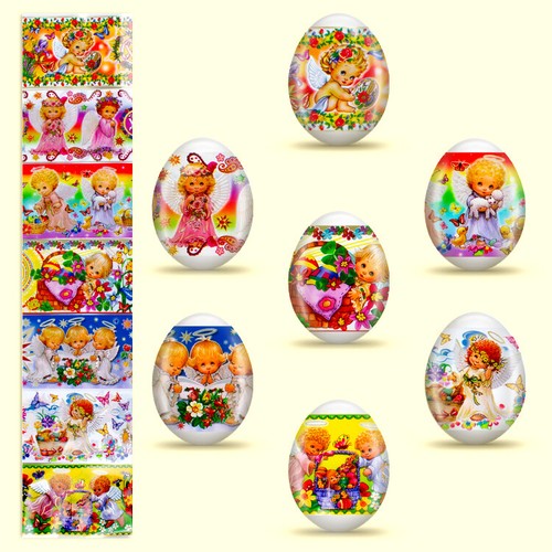Anges deco oeufs - deco, pâques