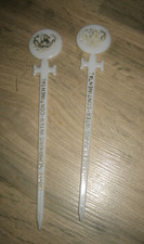 2 Touilleurs Agitateurs publicitaire Hôtel SEMIRAMIS Inter Continental Egypte