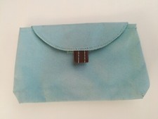Trousse pochette Yves Rocher bleu petit sac de maquillage fourre tout femme