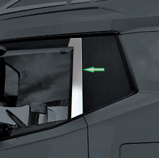 2 x colonnes de porte en acier inoxydable poli décoration cadre de fenêtre po...