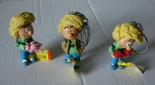  trois FIGURINES ANCIENNES EN PVC  BD CEDRIC 