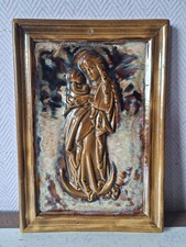 ancien tableau en faience