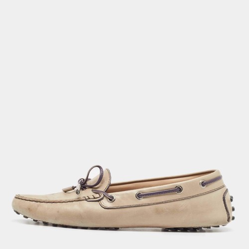 Mocassins enfiler cuir - mocassins, à