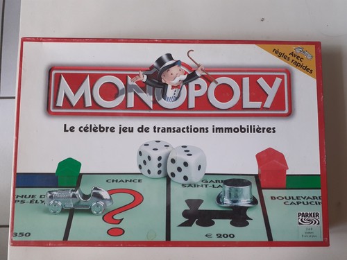 Jeu société monopoly - société,