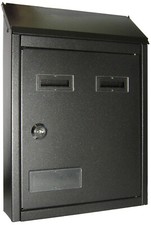 BOÎTE AUX LETTRES CITY EN FER COULEUR ANTHRACITE-731.A 21x7xH30 cm 