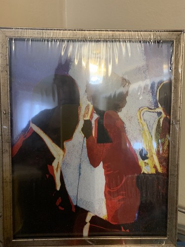 Framed 8x10 jazz singer wall - 8x10,