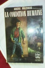 André Malraux "la condition humaine" le livre de poche N° 27 - 1958