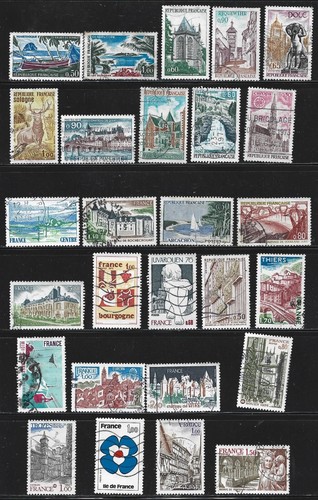 France lot 27 timbres - france,
