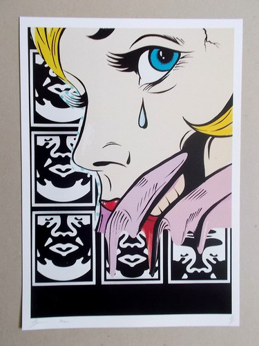 Serigraphie originale death - serigraphie,
