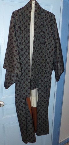 Kimono japonais soie - kimono,