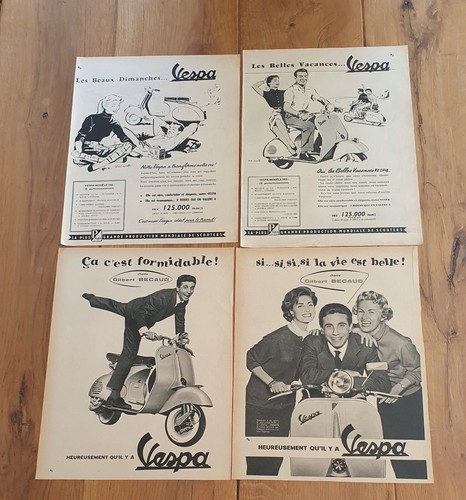 Lot publicité scooter - lot,