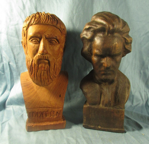 Bustes bois sculpté ou - bustes,