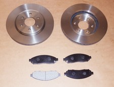 2x Frein Avant Disque + Set Plaquettes Pour Nissan Navara D40 2.5DCi 16 " Jante