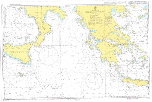 Carte marine admiralty 1439 - marine,