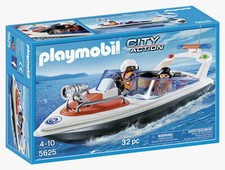 Playmobil 5625 La Vedette Secours en Mer Sauvetage Bateau