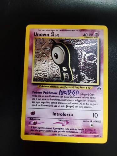 Unown découverte néo - unown,