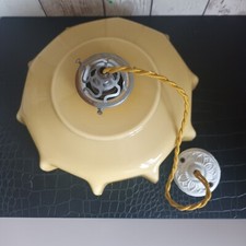 Ancien abat jour plafonnier en