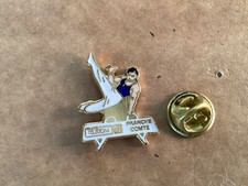 pins FRANCE TELECOM FRANCHE COMTE signe ARC 2F athletisme cheval d arçon FRANCE