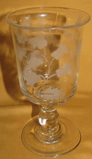 Verre soufflé ancien verre