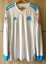 maillot foot vintage shirt OM Marseille - Sanson - 2017 2018 - Adidas - M
