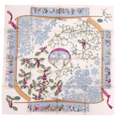 Hermes carre90 neige - hermes, antan