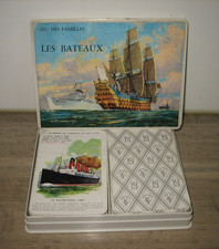 Ancien Jeu de 12 Familles Les Bateaux Fernand Nathan