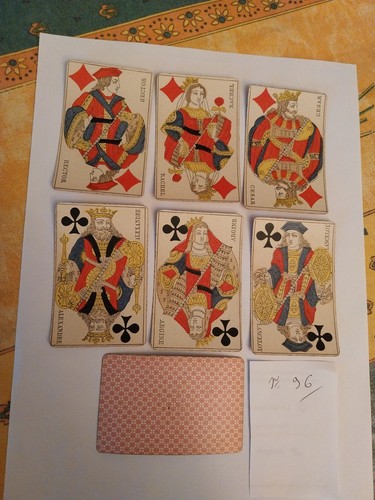 Jeu cartes 1880 grimaud - cartes,