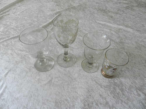 Lot ancien verre - lot, x