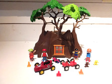 PLAYMOBIL ARBRE CABANE / ENFANTS JEUX ÉCOLE KARTING FORÊT CACHETTE
