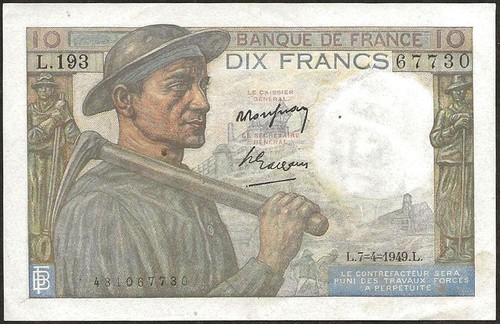 France billet 10 - de, francs