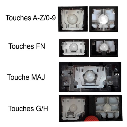 Touche clavier lenovo - touche, thinkpad
