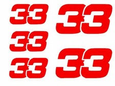 Sticker DECAL MAX VERSTAPPEN 33 RED BULL  F1 DIM :STICKER 58x104mm x2 40x70m 3x