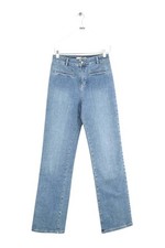 Jean droit en coton bleu