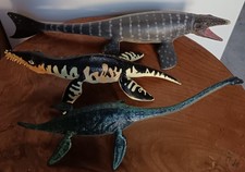 Vintage SAFARI LTD COLLECTA: Lot de 3 figurines dinosaures marins    C98