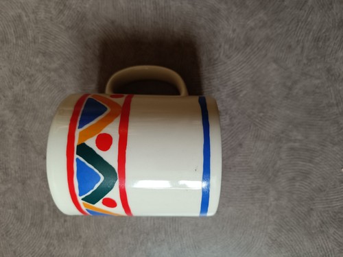 Mug céramique blanc motif - ,
