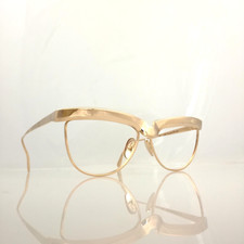 ALAIN MIKLI 22k Plaqué Or 56 008, Lunette Deadstock Total Gold, Hand Made France